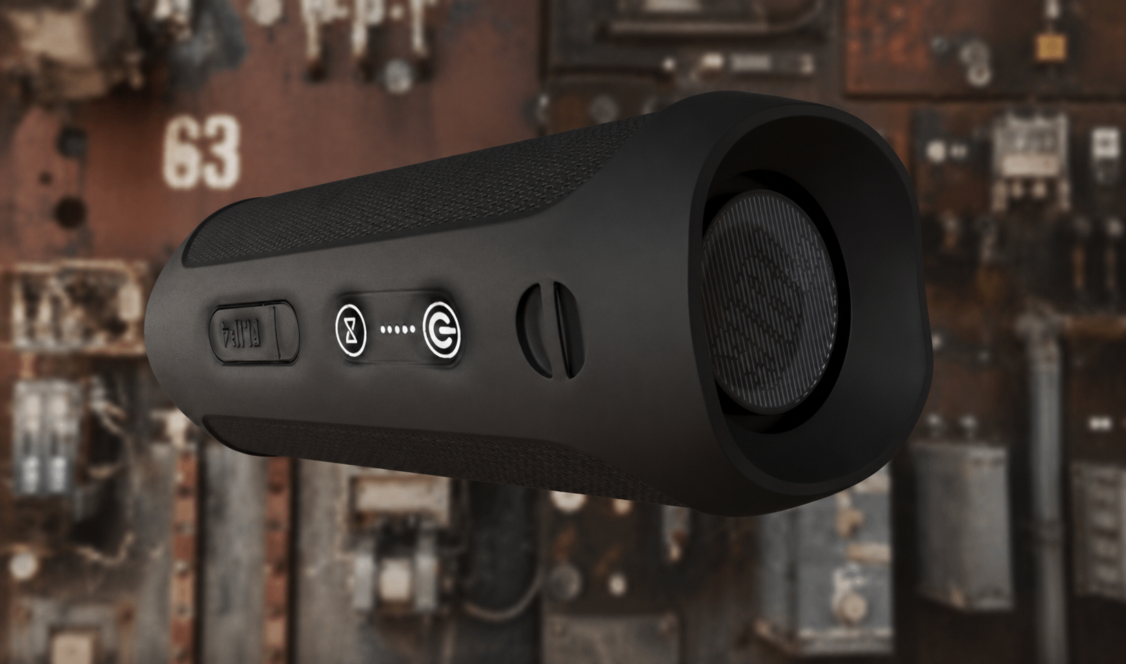 JBL Flip product visualization — control deck