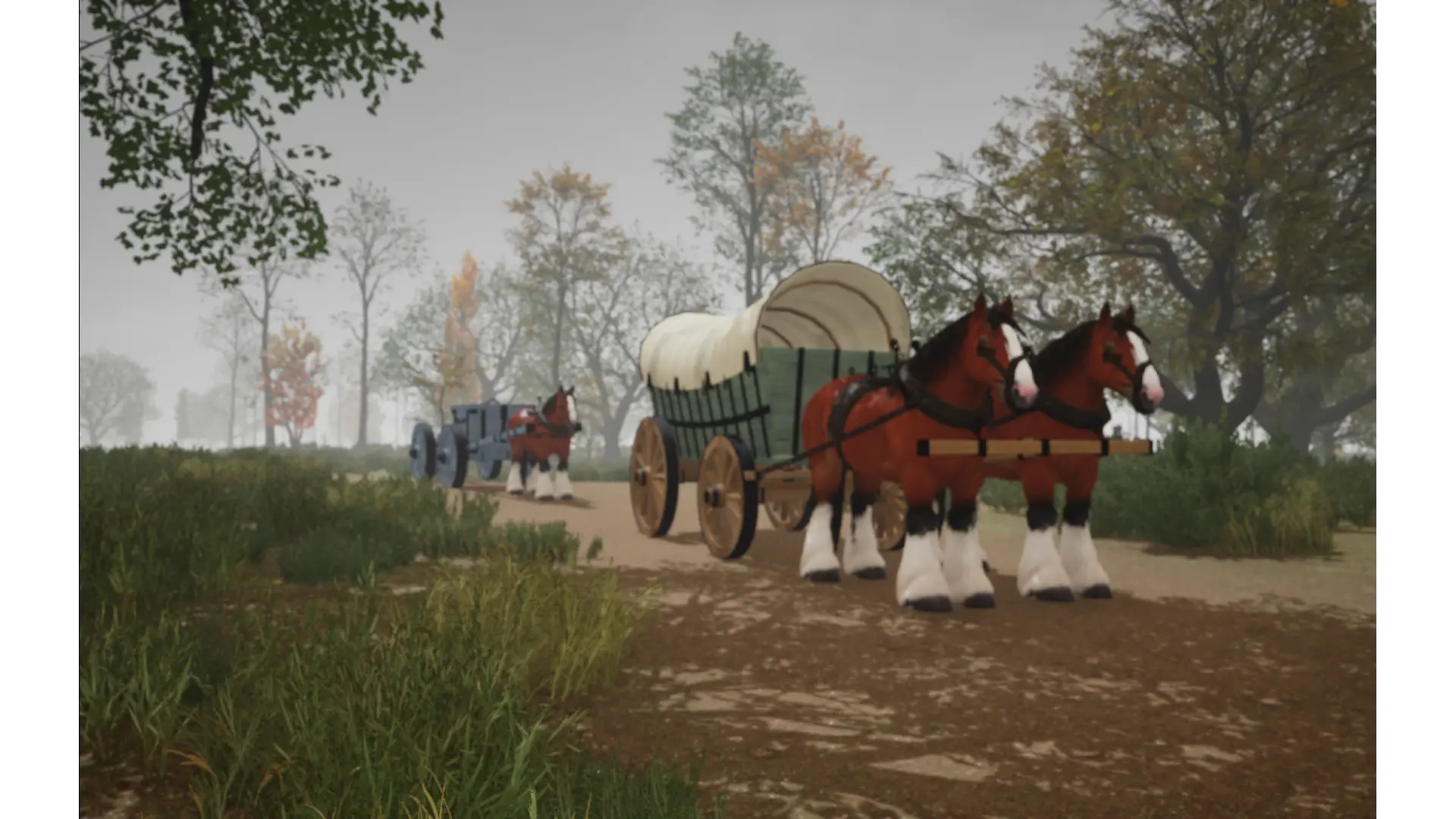 Through the Fog — Cliveden assault VR scene, The Column