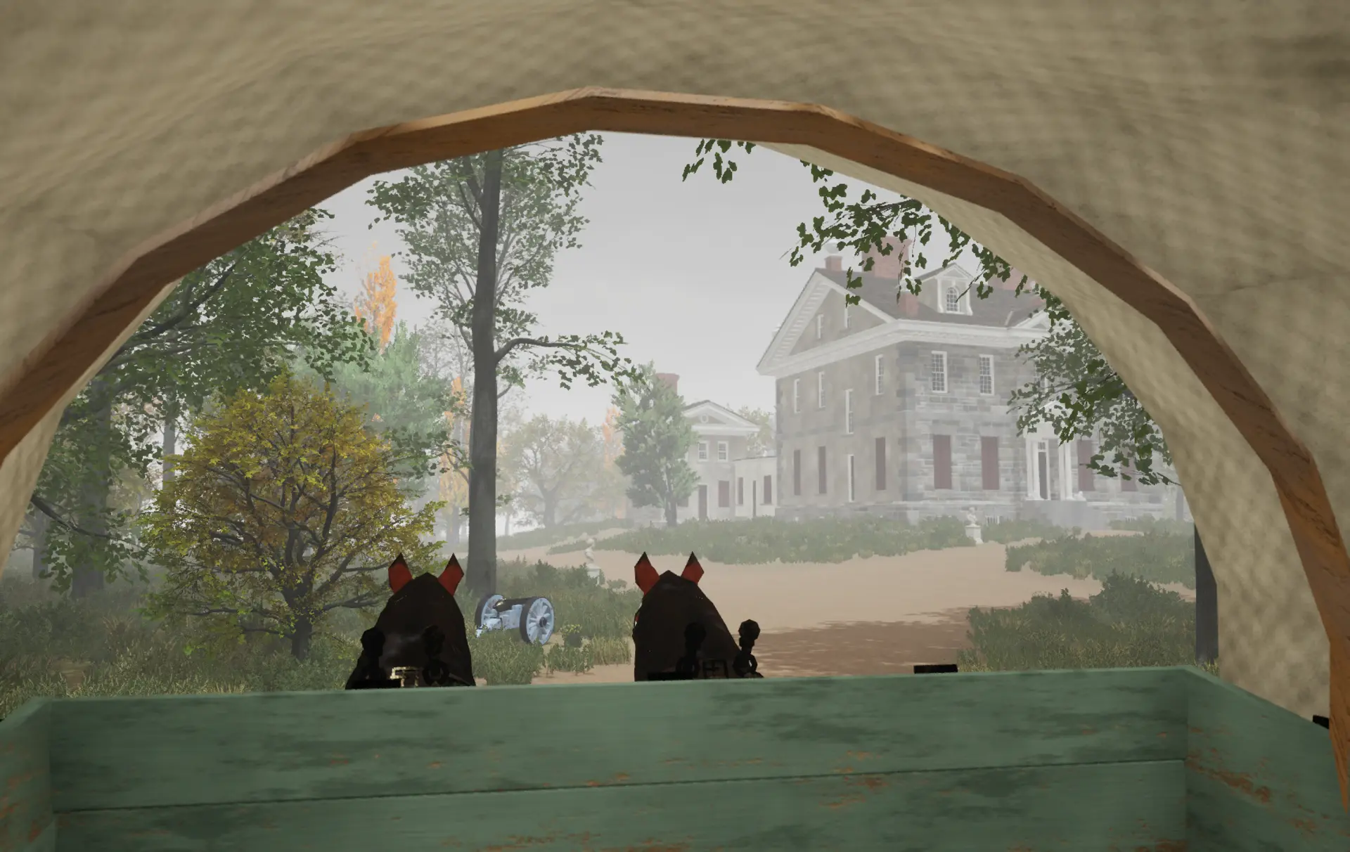 Through the Fog — Cliveden assault VR scene, Bivouac