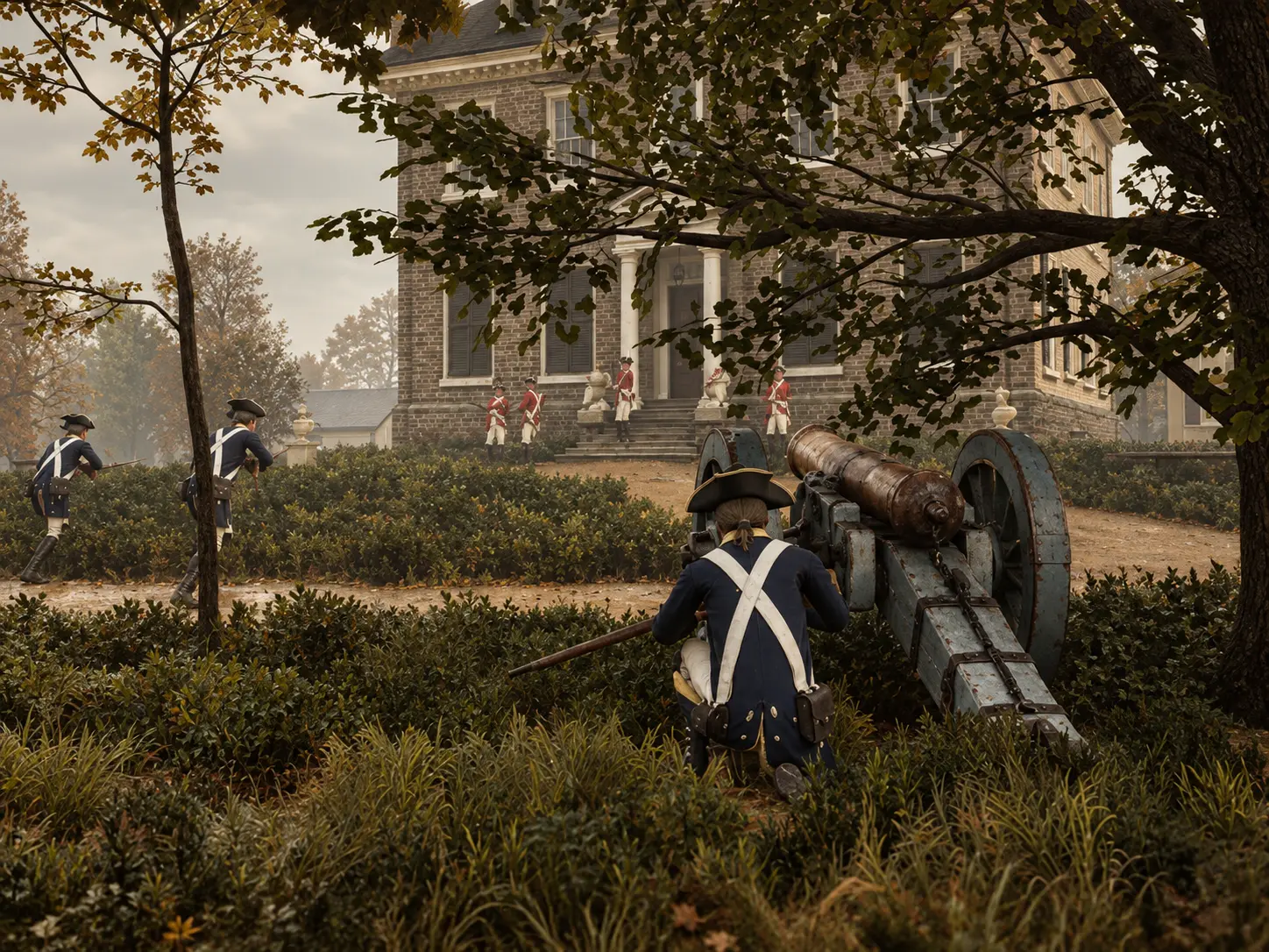Through the Fog — Cliveden assault VR scene, First Assault