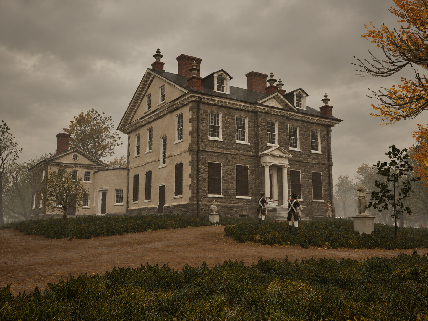 Through the Fog — Cliveden assault VR scene, Flank Approach